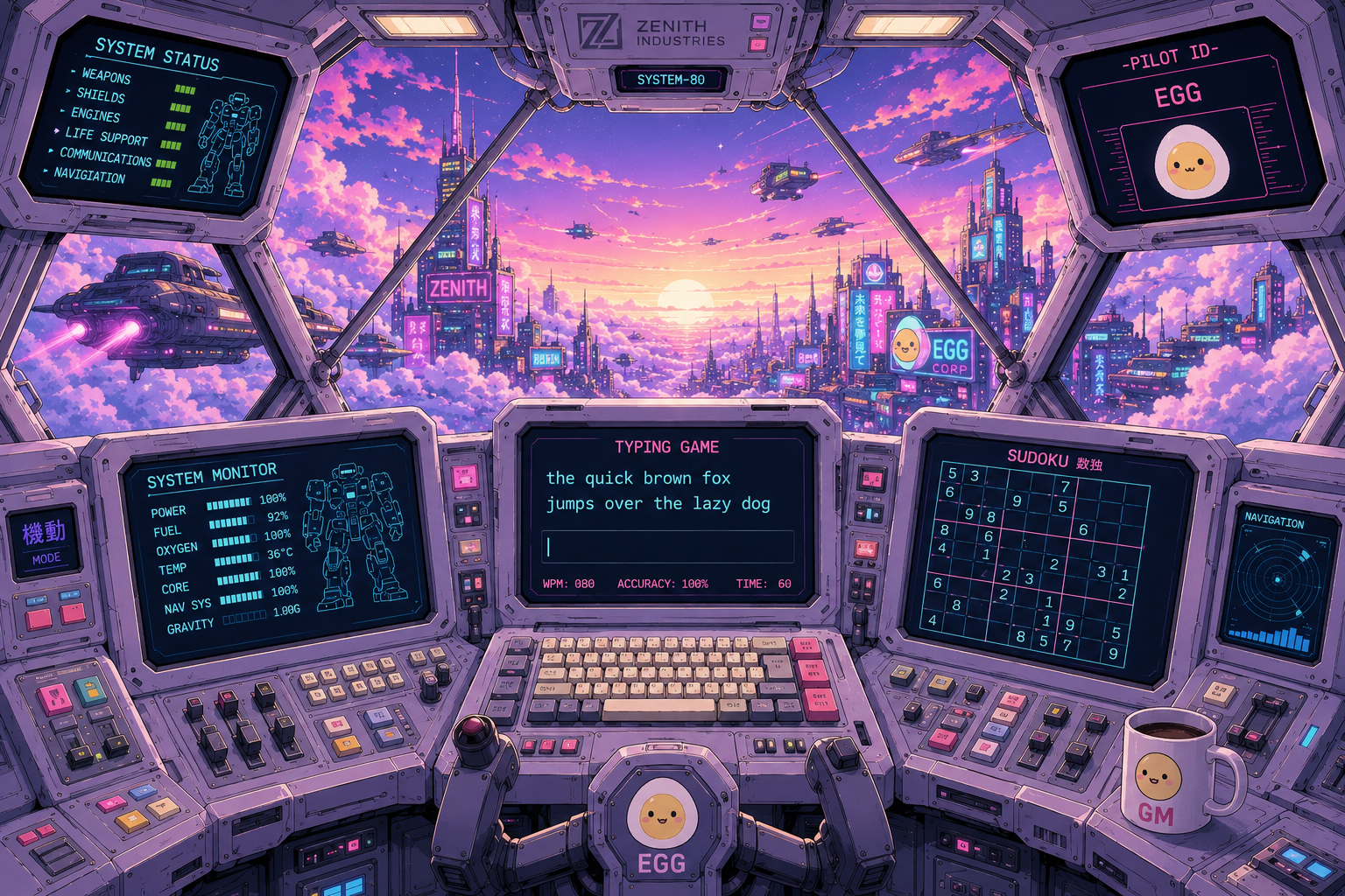 80Eggs Cockpit