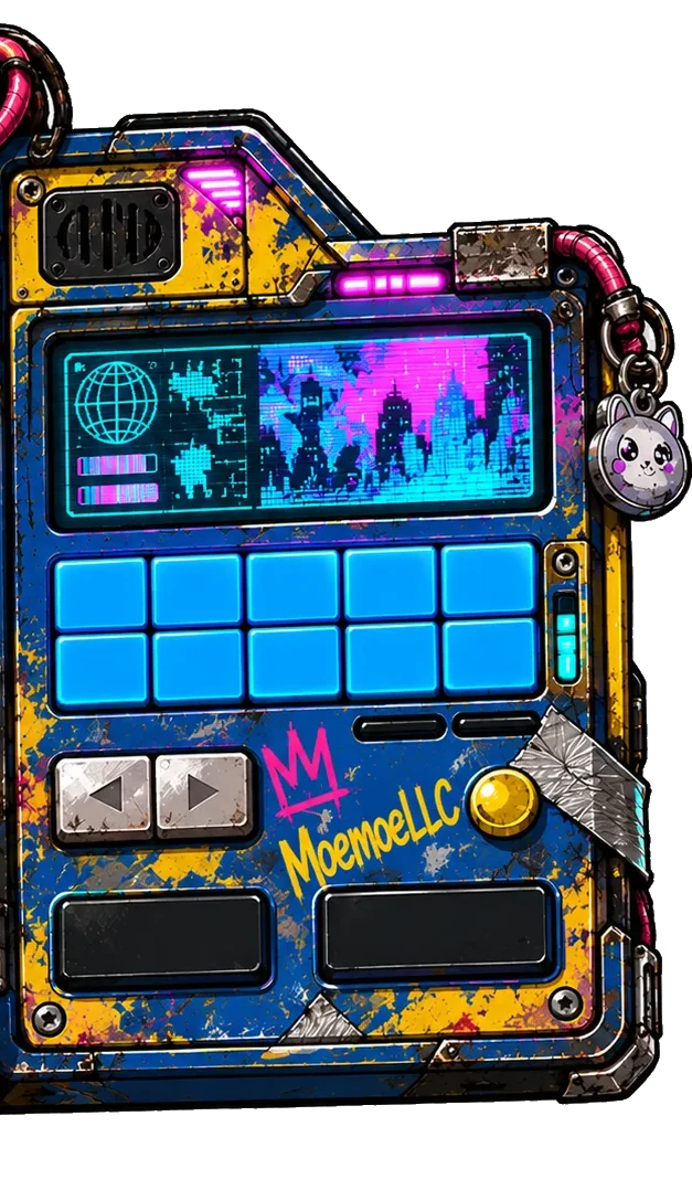 Moekedex device, right half